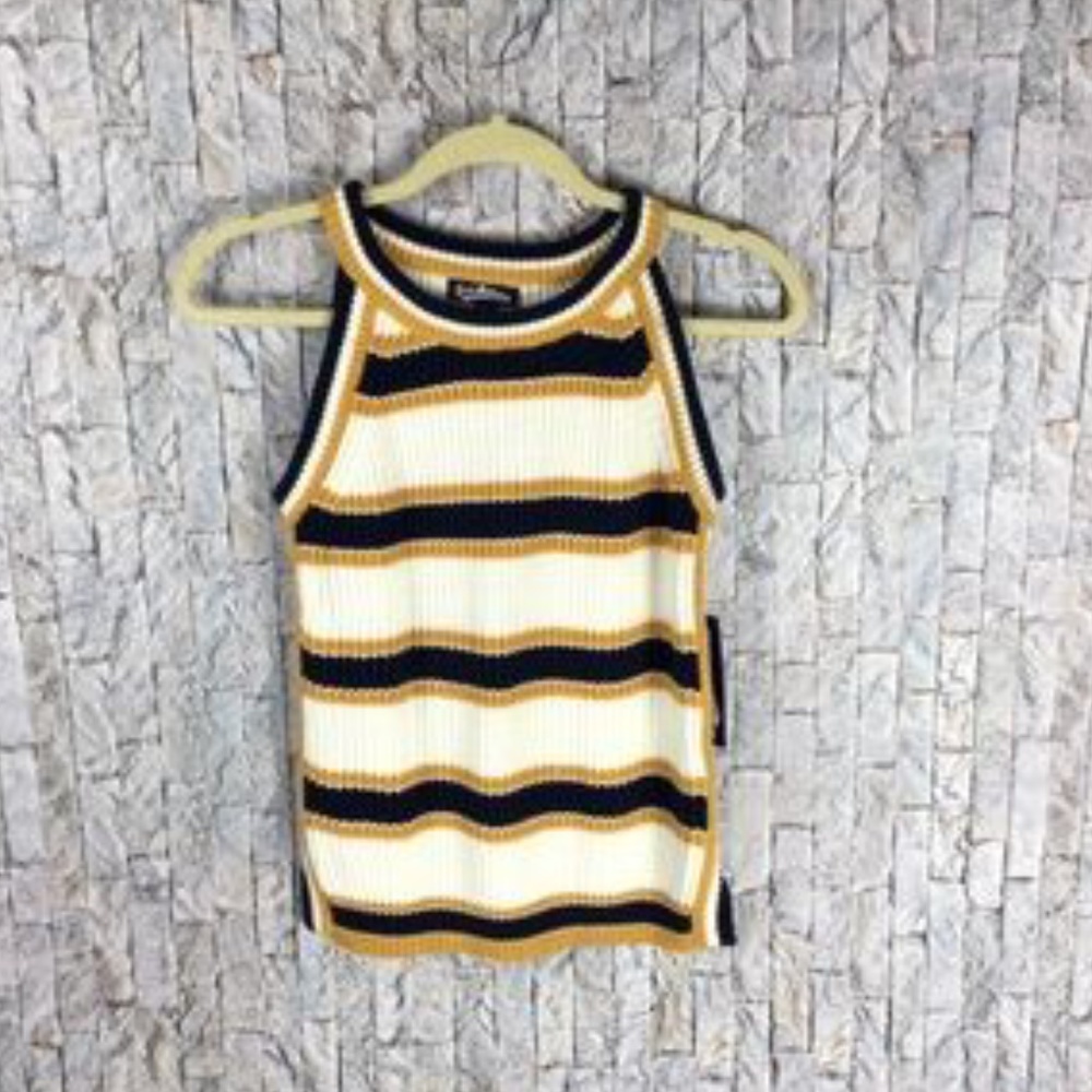 Freshman 1996 Striped Sweater Tank